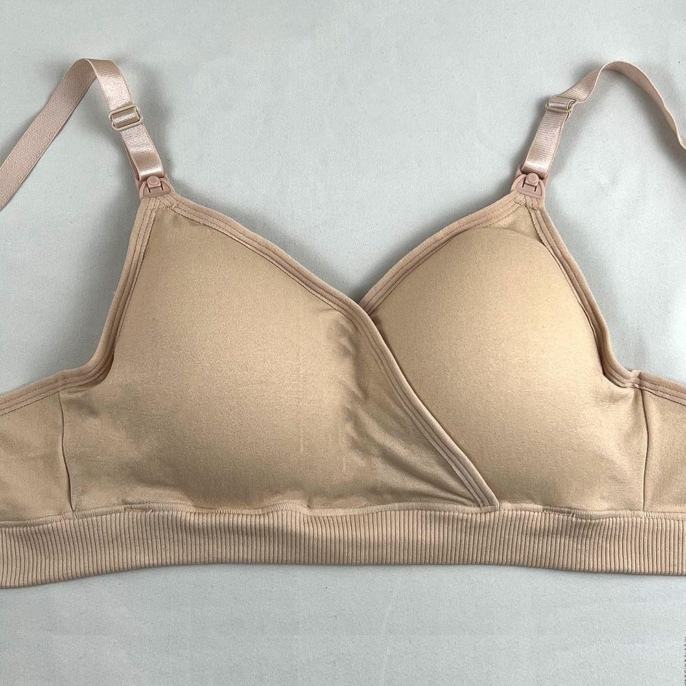 Sofinairea Seamless Clip Down Nursing Bra– Lightweight Flexible Maternity Bra for Breastfeeding - Image 2