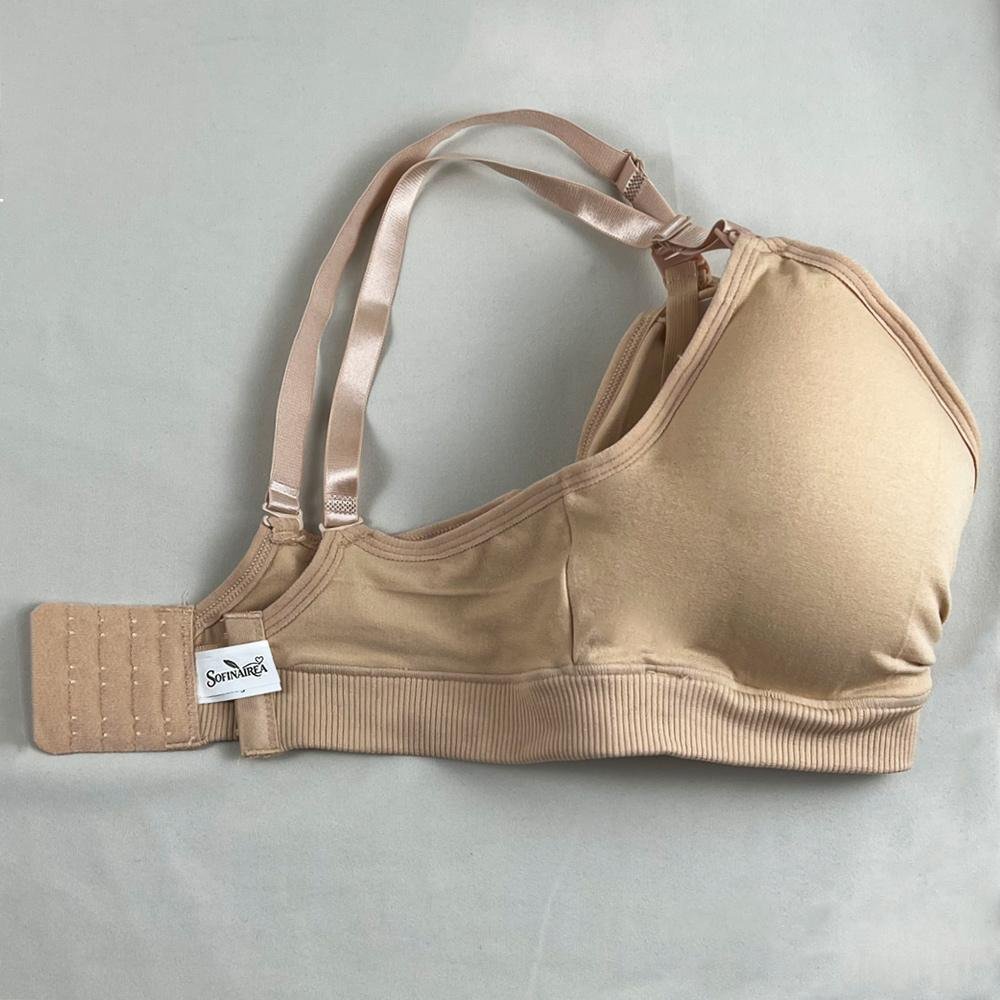 Sofinairea Seamless Clip Down Nursing Bra– Lightweight Flexible Maternity Bra for Breastfeeding - Image 5